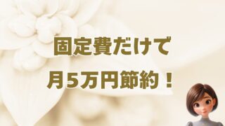 【実体験】固定費見直しだけで月5万円節約！アラフィフ主婦が退職後にやったこと